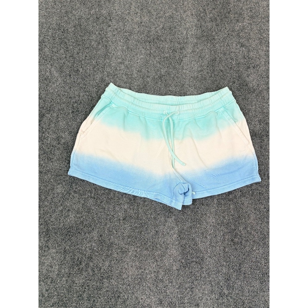Vineyard Vines Women's  Tie Dye Style Sweatshorts Blue White Green Size S